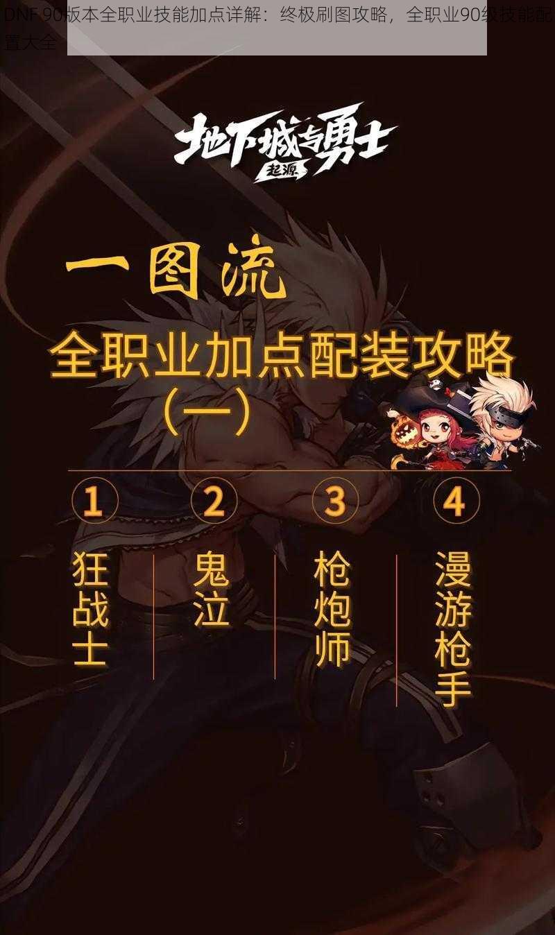 DNF 90版本全职业技能加点详解:终极刷图攻略,全职业90级技能配置大全