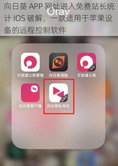 向日葵 APP 网址进入免费站长统计 IOS 破解,一款适用于苹果设备的远程控制软件